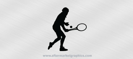 Tennis Player Decal 01
