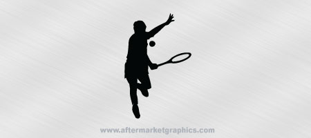 Tennis Player Decal 02
