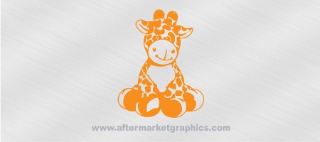 Giraffe Baby Decal