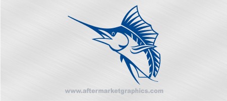 Marlin Swordfish Decal