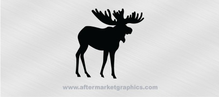 Moose Silhouette Decal