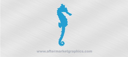 Seahorse Silhouette Decal