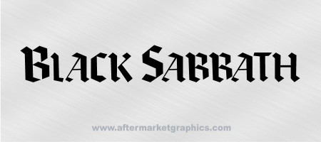 Black Sabbath Decal