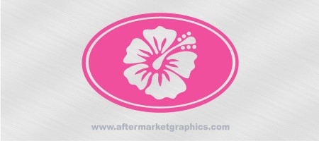 Hibiscus Euro Style Decal