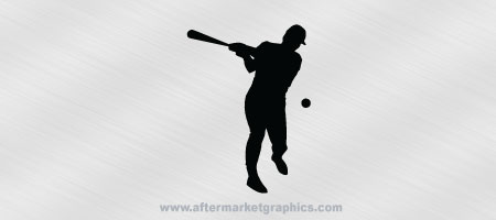 Baseball Batter Decal