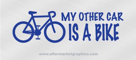 My Other Car is a Bike Decal