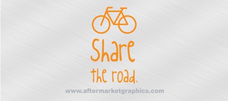 Share the Road Decal