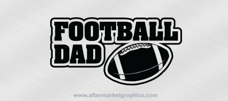 Football Dad Decal