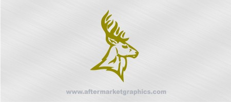 Buck Head Decal