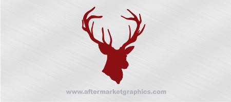 Deer Head Decal