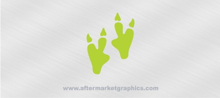 Dinosaur Footprints Decal 01