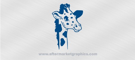 Giraffe Head Decal