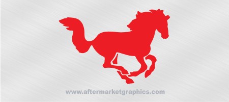 Horse Running Decal 02