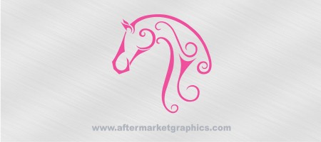 Tribal Horse Decal 02