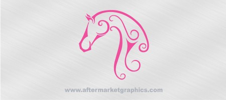 Tribal Horse Decal 02