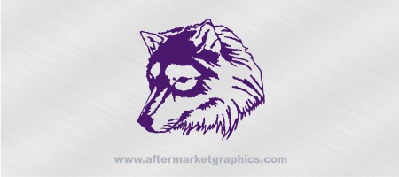 Wolf Head Decal