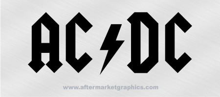 AC DC Decal