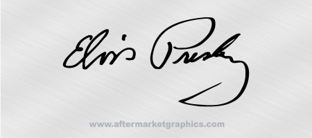 Elvis Presley Signature Decal