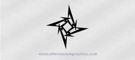 Metallica Star Decal