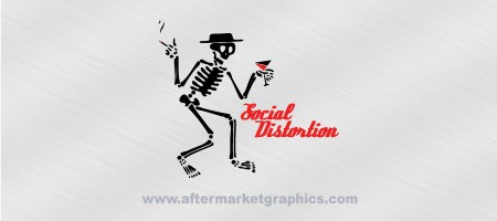 Social Distortion skeleton Decal