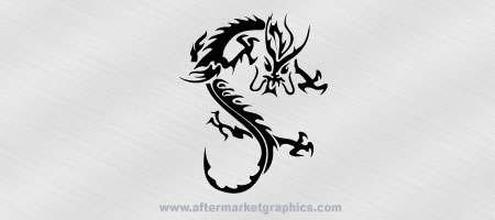 Tribal Dragon Decal 01