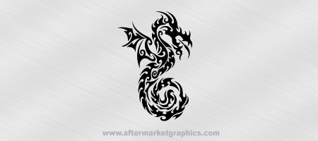 Tribal Dragon Decal 08