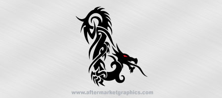 Tribal Dragon Decal 09