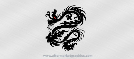 Tribal Dragon Decal 18