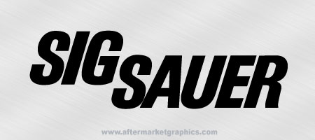 Sig Sauer Firearms Decals