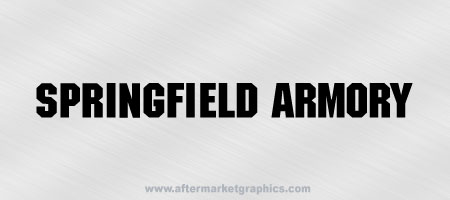 Springfield Armory Firearms Decals