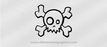 Skull and Crossbones Decal